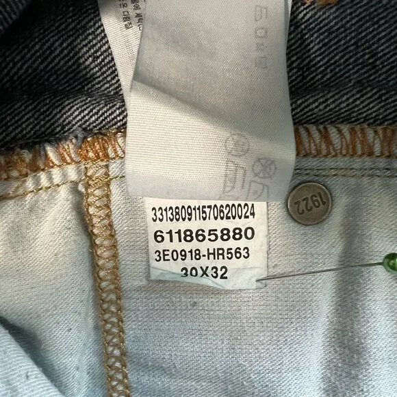 Mens The Hollister Boot Blue Denim Jeans Cotton Button Fly 30X32 Measures 31x31 - Picture 15 of 16